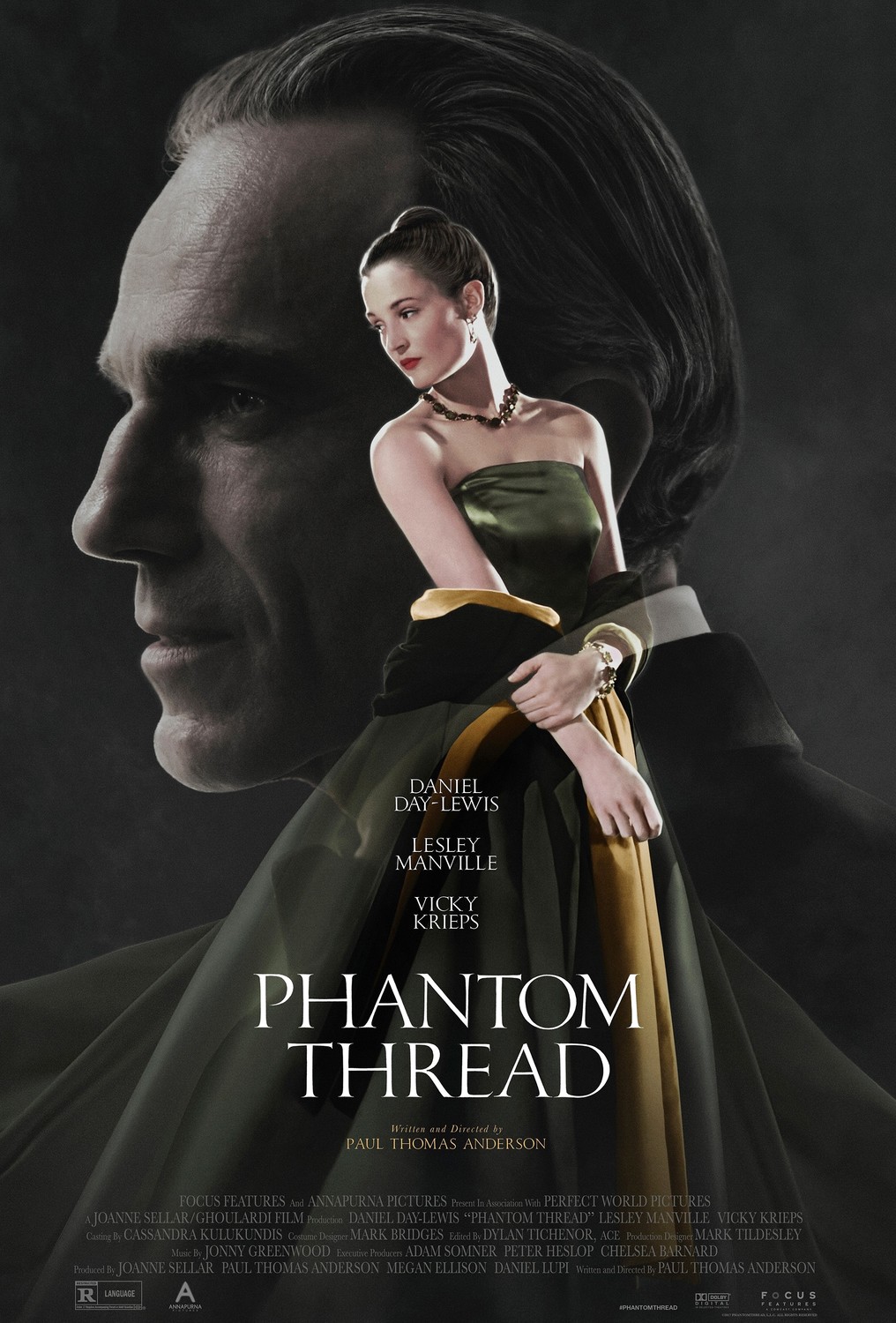 Призрачная нить / Phantom Thread (2017) WEB-DLRip | Чистый звук